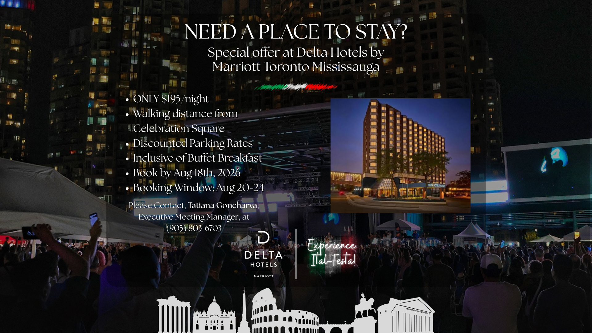 Hotel Info ~ Italfest (Graphic)